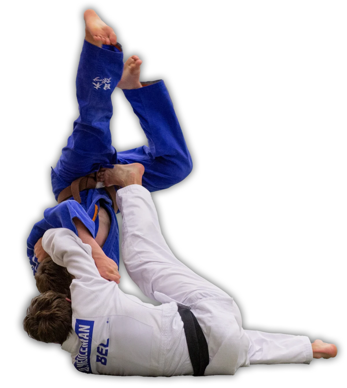 Judoka’s van Judoclub Zelem tijdens randori